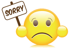 Smiley-Sorry-sans-fond