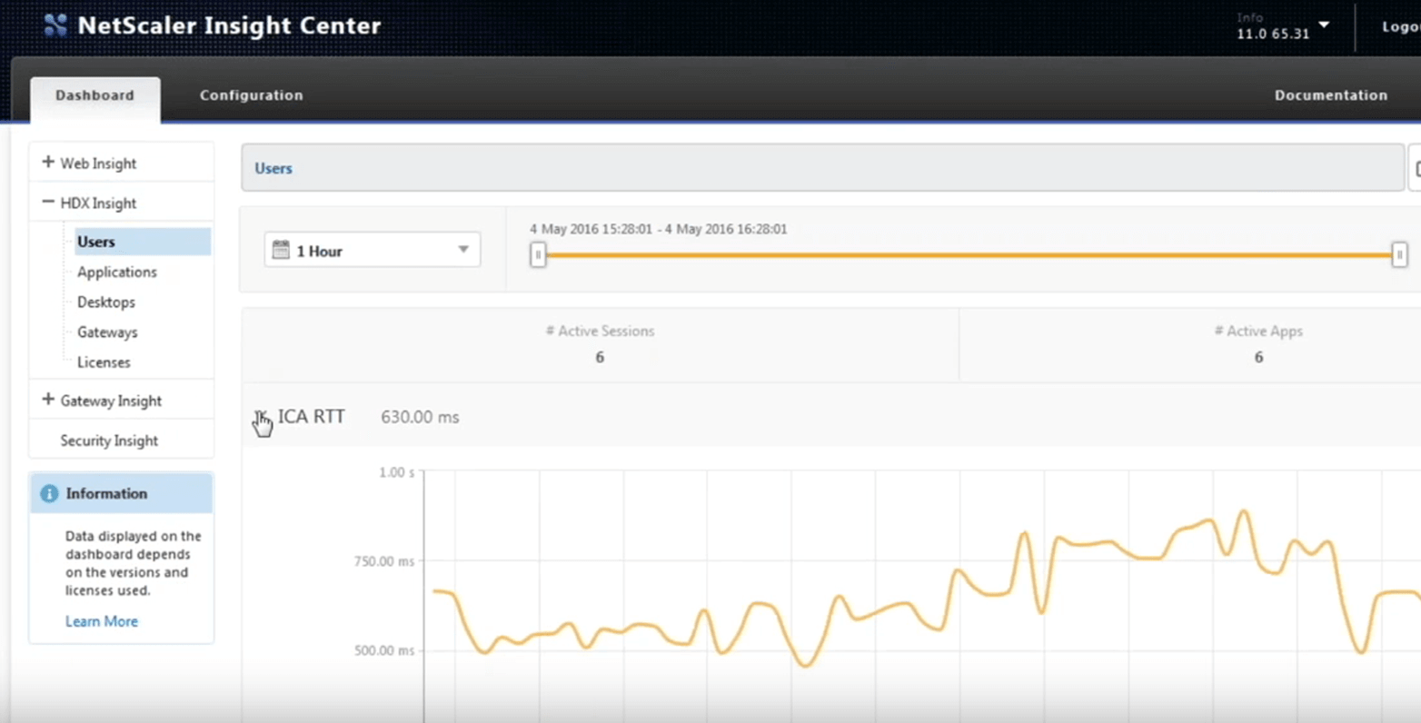 Supervisez les flux Web et Citrix grâce à Insight Center. Démo.